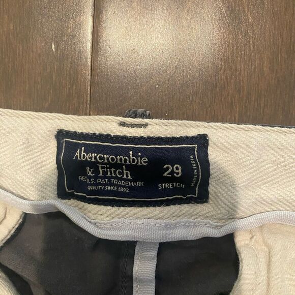 Abercrombie Fitch Chino Shorts Men’s 28 Grey Floral Jungle Tropical Preppy‎ - Picture 2 of 12